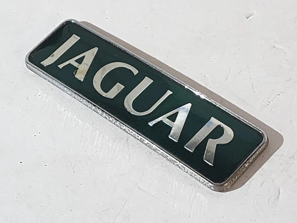 1995-1997 OEM Jaguar X300 XJ6 verde emblema símbolo logotipo placa maletero trasero Foto 2 de 4