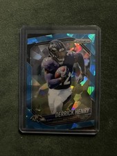 2025 Panini Prizm - Derrick Henry #168 Blue Cracked Ice Prizm /99
