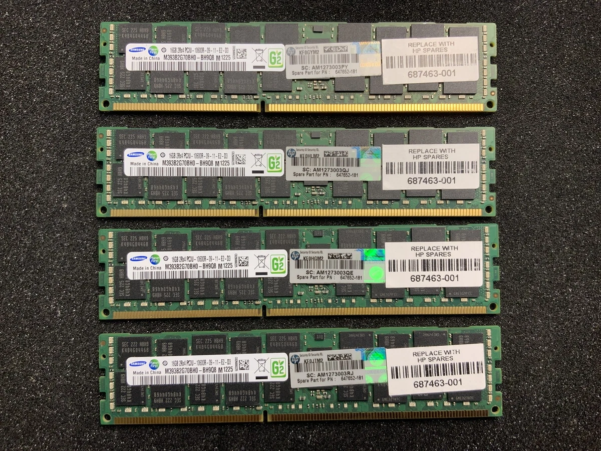 PC3-10600R (DDR3-1333) Bus Speed Network Server Memory (RAM) for
