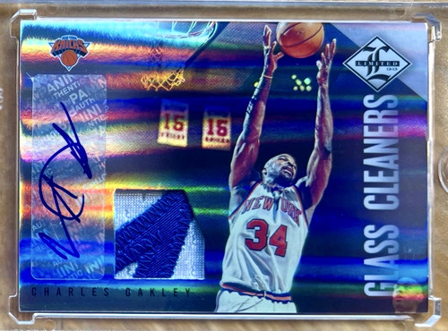 CHARLES OAKLEY 2012 Limited GLASS CLEANERS GU 2 Clr Patch Auto SSP 08/10 KNICKS