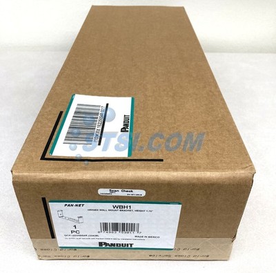 Panduit WBH1 Hinged Wall Mount Bracket 1U, Black, New Sealed ~STSI
