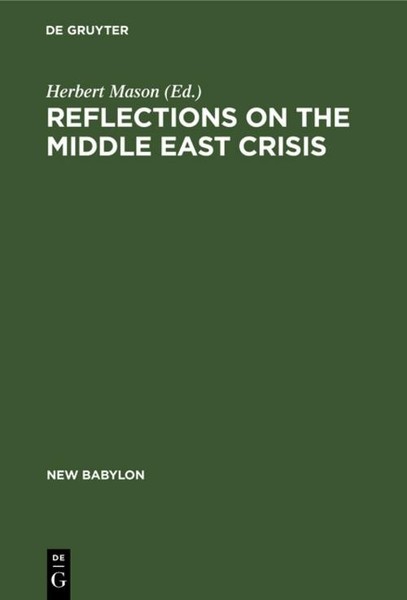 Reflections On The Middle East Crisis Herbert Mason-image