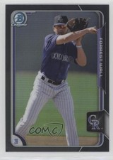 2015 Bowman Draft Chrome Asia Exclusive Black Refractor Forrest Wall #73 fm0