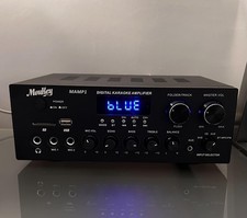 Moukey MAMP1 Stereo Receivers Power Audio Amplifier for Karaoke, Home Theater