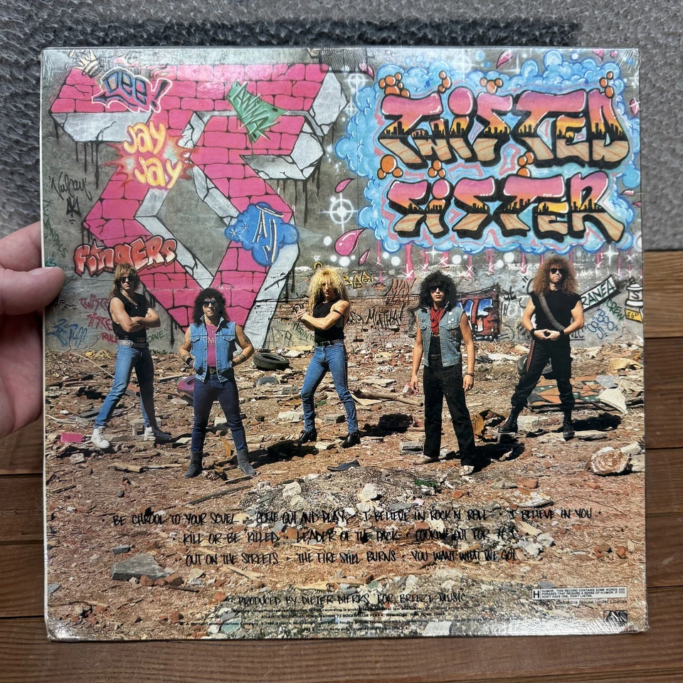 Vintage Twisted Sister Vinyl LP Come Out and Play 1985 Rock Album Columbia House - Image 2 of 4
