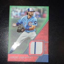 2026 Topps Series 1 Dansby Swanson Major League Material Relic Green /99 Cubs