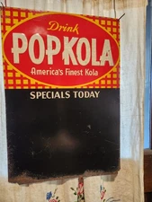 VINTAGE ORIGINAL ANTIQUE GAS OIL GENERAL STORE SIGN MENU BOARD IN VERY NICE...