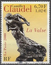 France - 2000 - n° 3309 - Camille Claudel - Oblitéré cachet rond