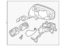Genuine Subaru Mirror Assembly 91026SJ030