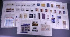 Lot Romania 2009 Stamp Collection MNH Souvenir Sheets & Sets Album Pages