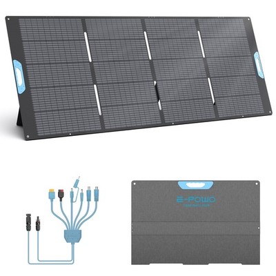 E-POWO 400w Solarpanel Faltbar Camping für ECOFLOW DELTA 3 Classic Powerstation