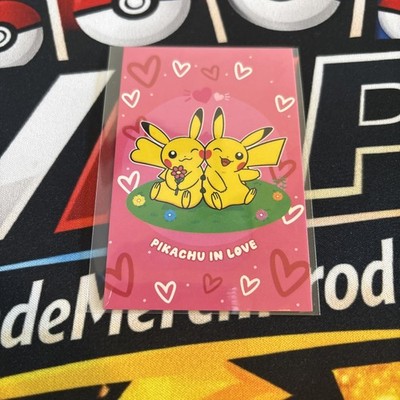 Rare Full Art Cracked Ice Holo Cute Pikachu In Love Card Database Low Pop    