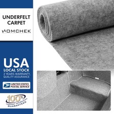 118"  39" Mid Grey Carpet Resists Stains Nonwoven Liner Speaker Fabric 32Sqft