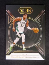 2024-25 Panini Noir Giannis Antetokounmpo #9 Association Edition Gold /5