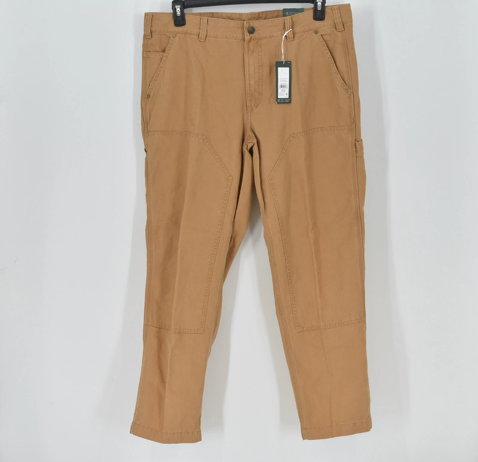 Men's Alpine Design Utility Pants In Brown Khaki Size 34x32