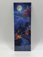 Moonlit Garden Path Bookmark