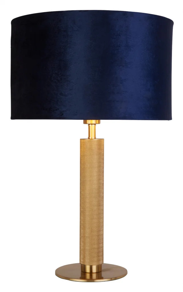 Table Light Gold London Navy Searchlight 65721AZ