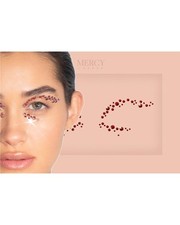 Eye Dazzle Red Face Jewels by Mercy London Liner Crystal Costume