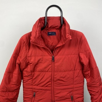 Marks and Spencer Women's Red Puffer Jacket Size 8