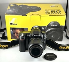 Nikon D50 DSLR Camera 18-55mm Lens Boxed Kit 1,291 Shutter Count. Fully Tested