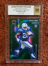 *JONATHAN TAYLOR* 2020 Panini Chronicles Dynagon Rookies GREEN #'d 7/49 *CGS 10*