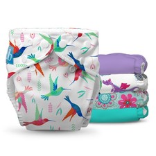 Charlie Banana 5 Pack Reusable Cloth Diaper, One Size - Flying Fantasy