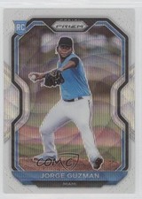 2021 Panini Prizm White Wave Prizm Jorge Guzman #27 00gy