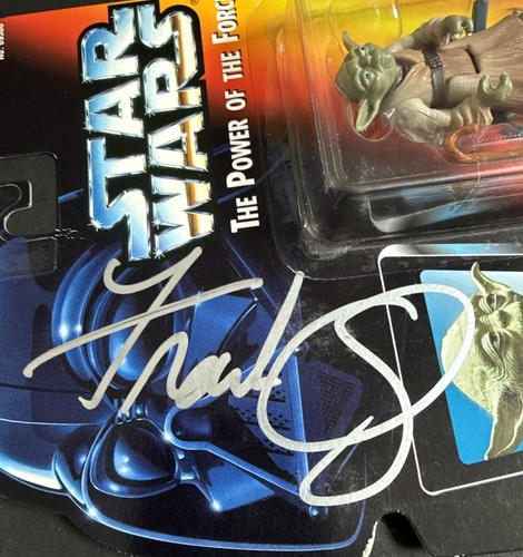 STAR WARS JEDI MASTER YODA ACTION FIGURE FRANK OZ SIGNED Mint Auto Jsa Loa New - Picture 3 of 12