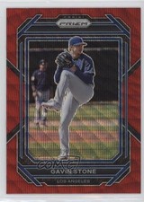2023 Panini Prizm Ruby Wave Prizm Gavin Stone #156 02l6