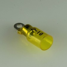12-10 Ga. Heavy Duty Heat-Shrink Ring Terminals, 6 Stud - pack of 10 
