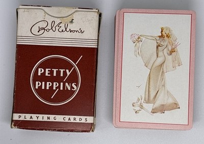 Vintage Bob Elson s Petty Pippins Playing Cards Full U.S.A. 1940 s