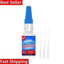 Versatile 30g Silicone Glue - Quick-Dry Weatherproof Adhesive for DIY Projects