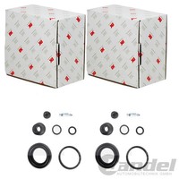 2X Nk Reparatursatz Bremssattel Hinten Passend FÜR Mitsubishi Colt Smart