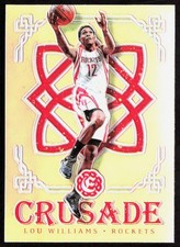 2016-17 Panini Excalibur LOU WILLIAMS Silver Prizm Crusade #42 Rockets QTY