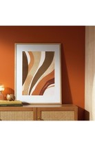 Habitat Wooden Picture Frame Ontario Oak 60x80cm Loung Decor Wall Mounted Frame