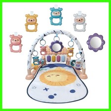 Baby Playmat Kick  Play Piano Gym with Musical and Sensory Toys for Newborn to