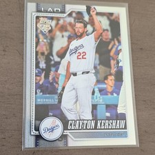 Topps 2026 Series 1 Clayton Kershaw Los Angeles Dodgers #22 Baseball Card Holo