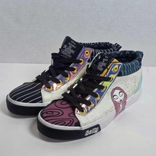 Disney The Nightmare Before Christmas Women's Sneakers Mid Top Shoes Size 8 US