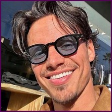 New Retro Round Sunglasses Women Fashion Rivets Decoration Shades