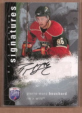 2007-08 Be A Player Signatures #SPI Pierre-Marc Bouchard Auto HKY