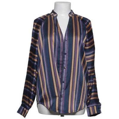Nu, Bluse, Größe: S, 6127-40, Blau/Mehrfarbig, Polyester/Viskose, Streifen #Wmd