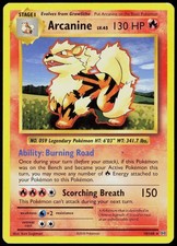 Arcanine 18/108 Rare Evolutions Pokemon Card Lightly Played