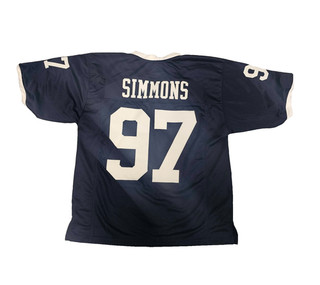 Vintage KISS Shirt Football Jersey Penn State made for Gene Simmons Reunion Tour