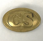 Confederate CS Belt Plate - Lead Filled
