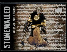 2018-19 Upper Deck Stonewalled Gerry Cheevers #SW-44