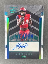 Jerome Ford RC 2022 Leaf Ultimate Draft Weapon - PLATINUM SPECTRUM AUTO - SP /50