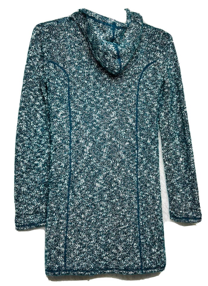 Soybu. Suéter cárdigón largo con capucha/bolsillos manga larga talla L para mujer Foto 2 de 4