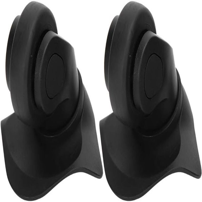 RiToEasysports Single Roller Suitcase Wheels,Mute Luggage Wheels Black 