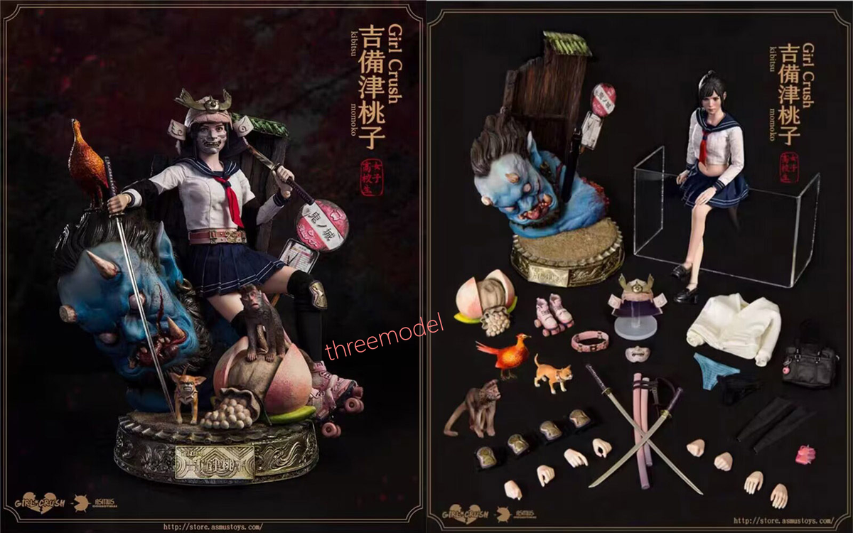 Asmus Toys 1/6 爆裂ガール 第2弾 吉備津桃子 桃太郎 GC002 Amazon | Asmus Toys 1/6 爆裂ガール 第2弾 吉備津桃子 桃太郎