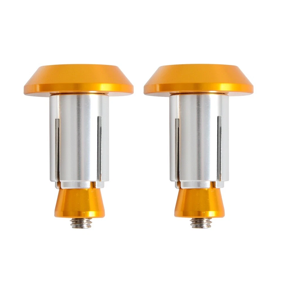 Pair Handlebar Bar Ends Cap Plugs for Suzuki Dirt Bike RM RMZ DRZ 125 250 400 - Imagem 4 de 4